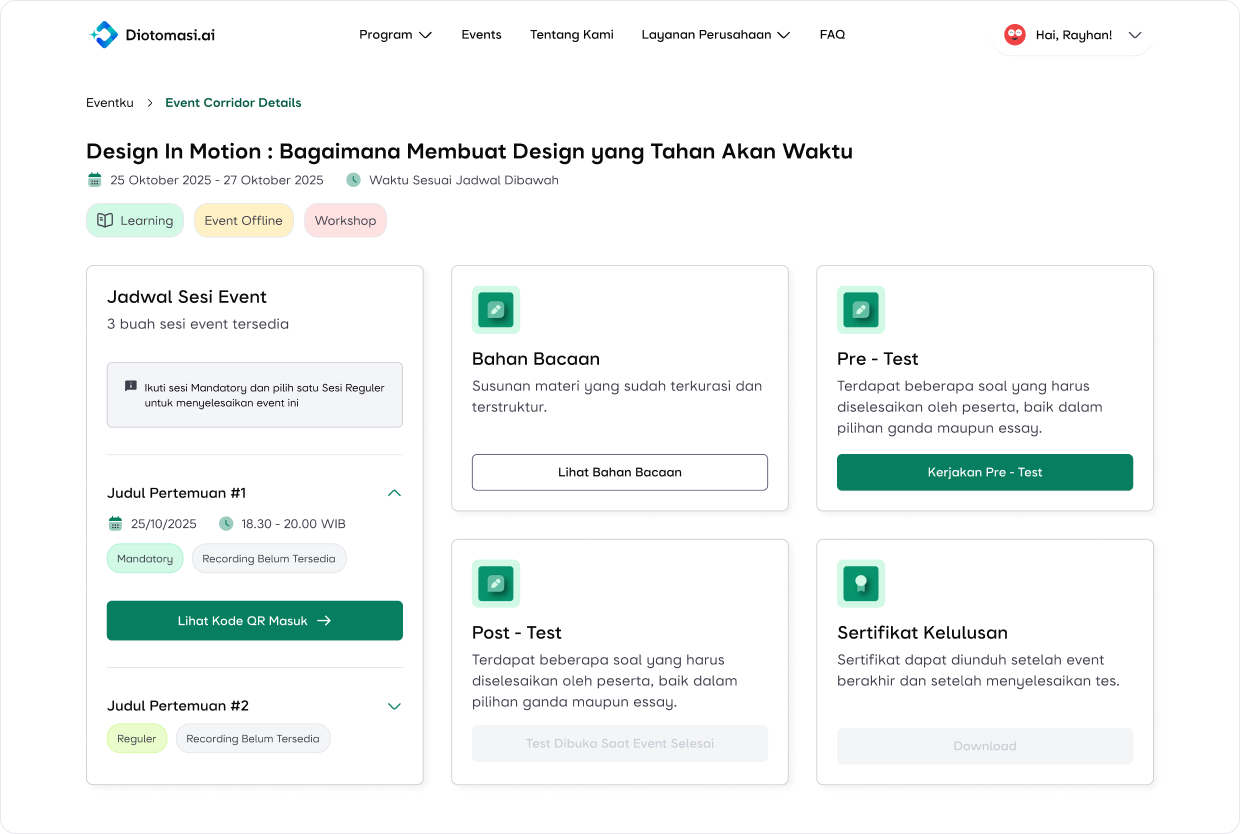LMS Dashboard Preview